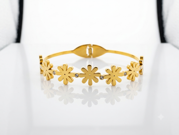 Flower Pattern Hand Cuff