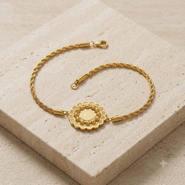 Dainty Flower Stainless Steel Bracelet