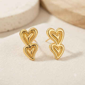 Heart Stainless Steel Earrings